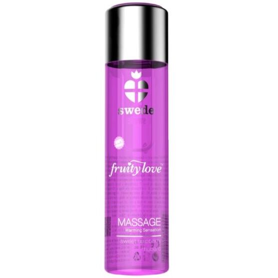 SWEDE - FRUITY LOVE WARMING OIL RASPBERRY AND RHUBARB 60 ML