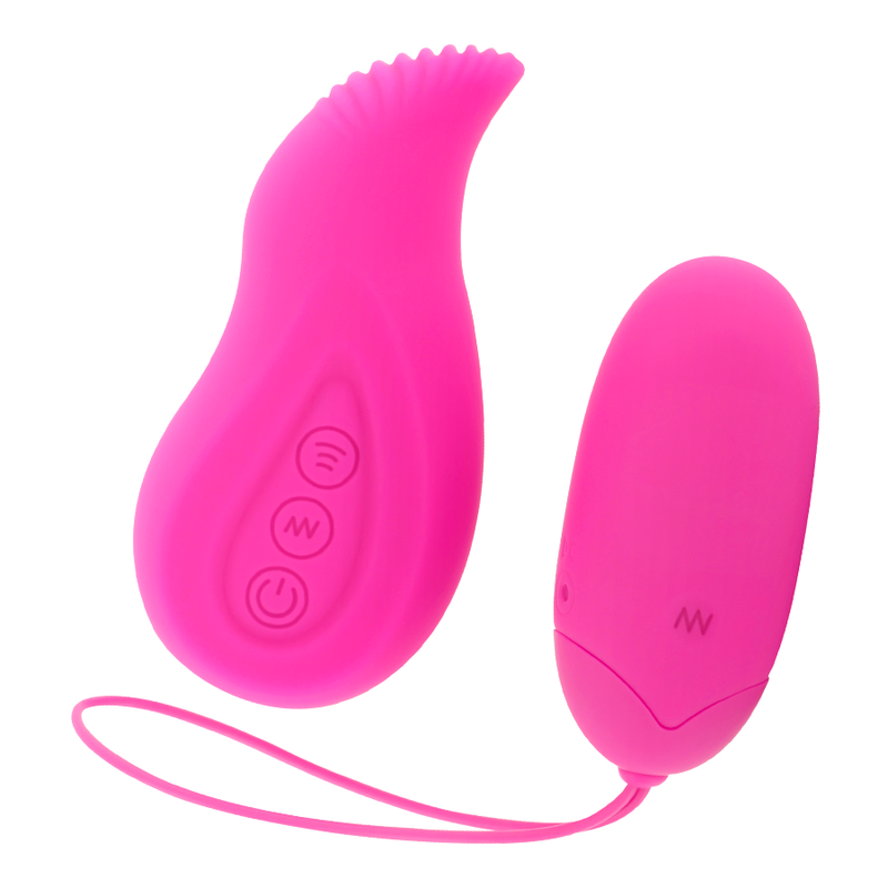 MORESSA - EDGAR DUO SET REMOTE EGG AND CONTROL WITH BUILT-IN VIBRATION PREMIUM SILICONE REMOTE CONTROL