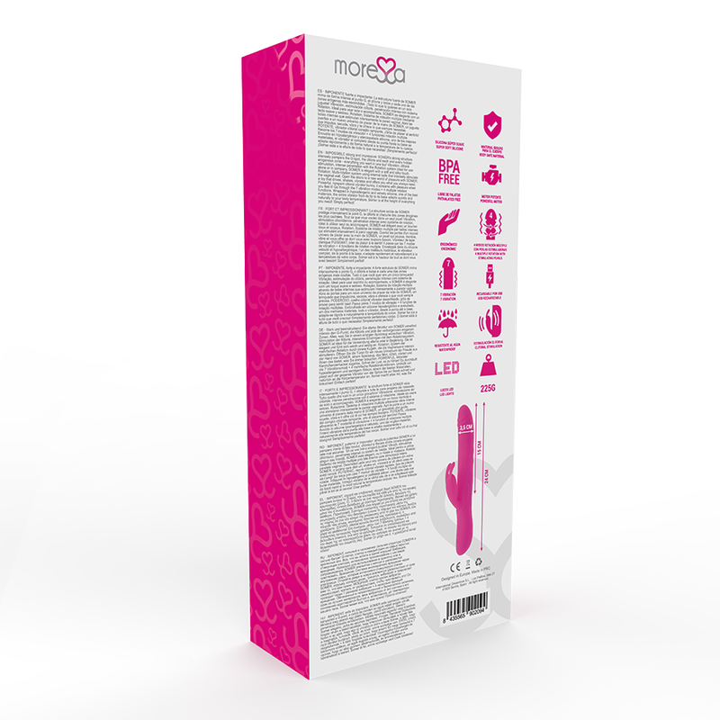 MORESSA - SOMER ROTADOR PERLADO Y POTENTE VIBRACION PREMIUM SILICONE