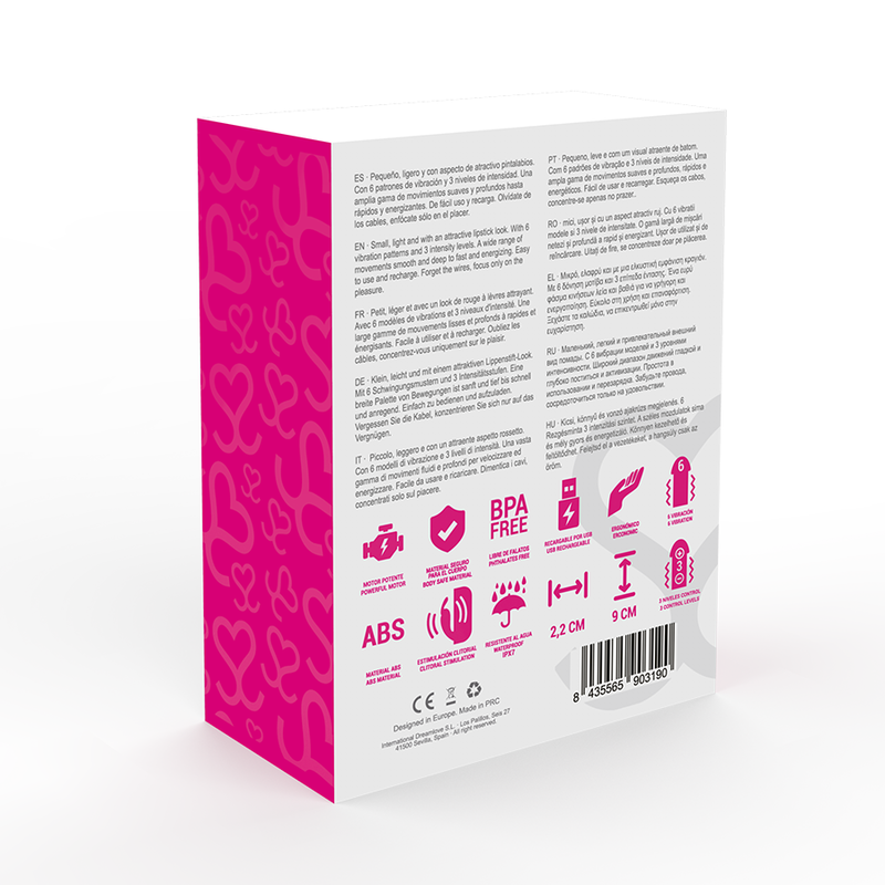 MORESSA - IVY PINK TRAVEL LIP SIMULATOR MASSAGER