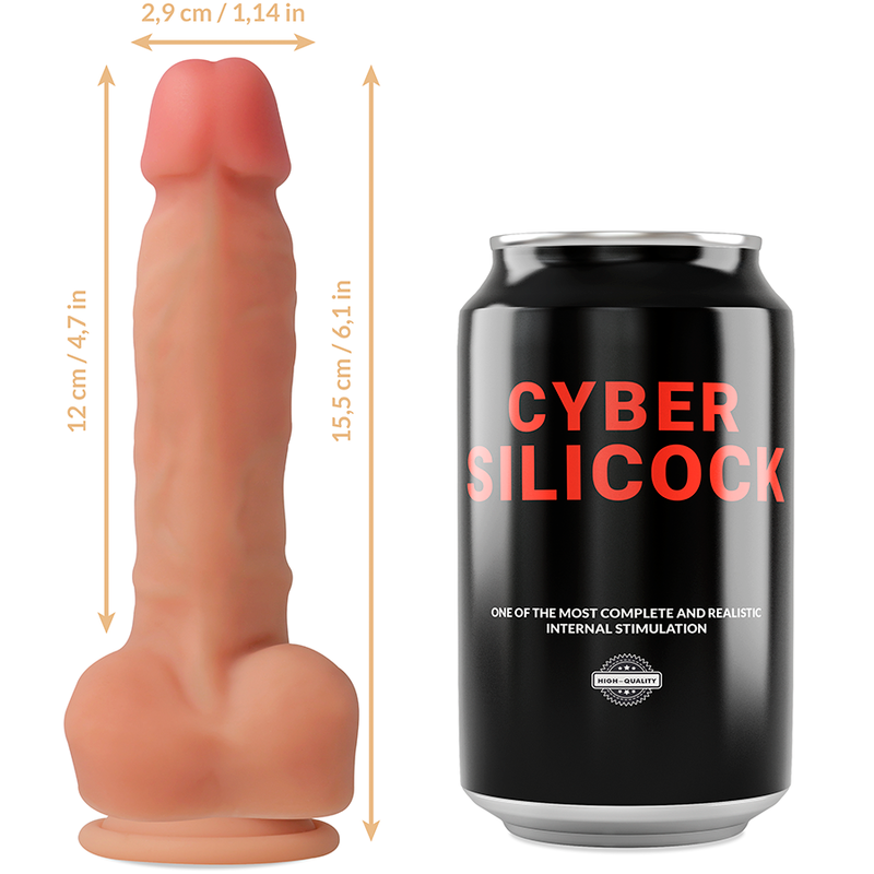 CYBER SILICOCK - ANSEL LIQUID SILICONE HARNESS 15.5 CM -O- 2.9 CM