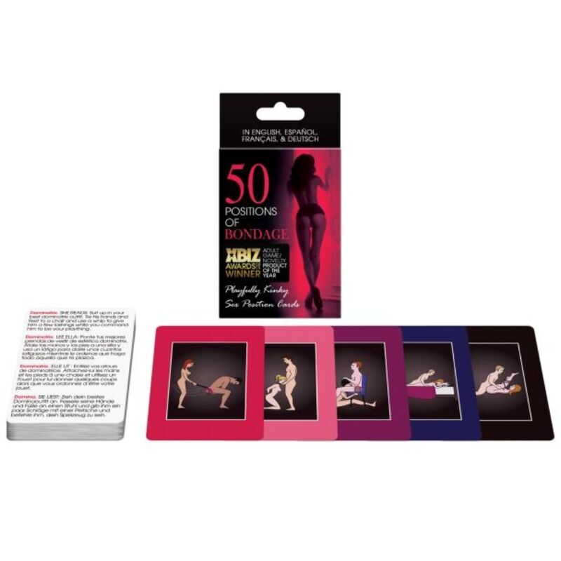 KHEPER GAMES - 50 BONDAGE POSITIONS CARDS