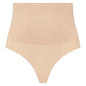 BYE-BRA - FAJA SIN COSTURAS ESTILO TANGA BEIGE TALLA M