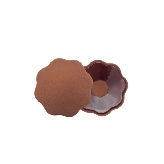 BYE-BRA - REUSABLE NIPPLE PADS 2 UNITS BROWN