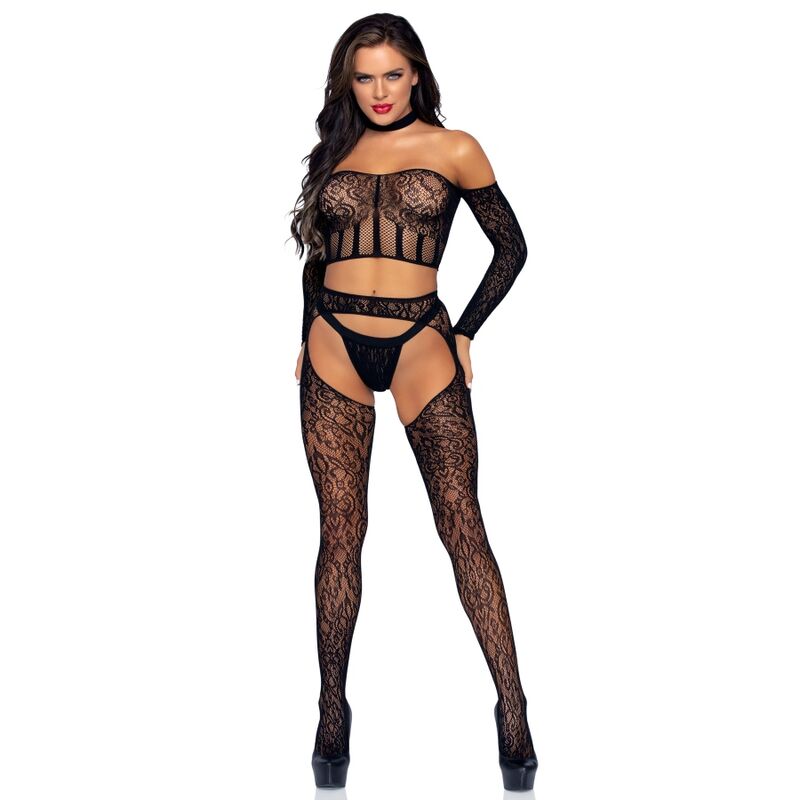 LEG AVENUE - THREE-PIECE SET ONE SIZE