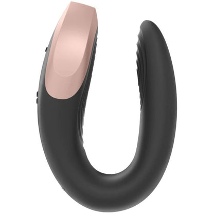 SATISFYER - APP DOUBLE LOVE COUPLES VIBRATOR LUXURY BLACK