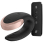 SATISFYER - APP DOUBLE LOVE COUPLES VIBRATOR LUXURY BLACK