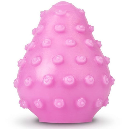 G-VIBE - PINK REUSABLE TEXTURED MASTURBATOR EGG