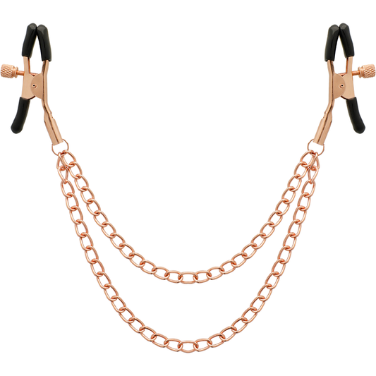 BEGME - BLACK EDITION NIPPLE CLAMPS WITH CHAIN