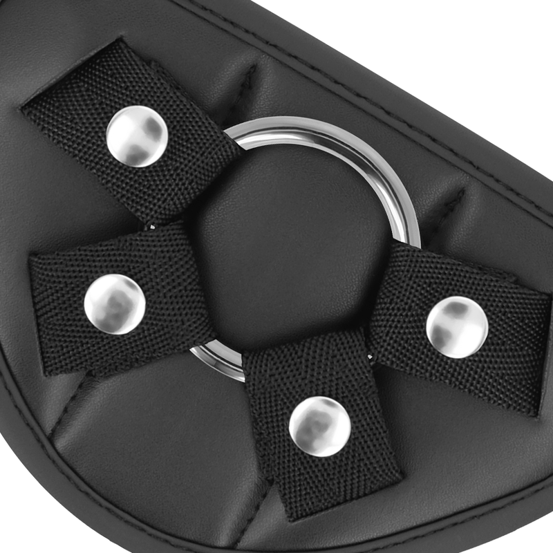 FETISH SUBMISSIVE CYBER STRAP - HARNESS WITH DILDO REMOTE CONTROL WATCHME S TECHNOLOGY