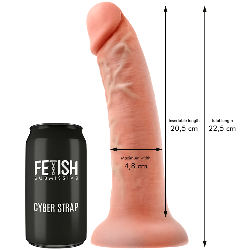FETISH SUBMISSIVE CYBER STRAP - HARNESS WITH DILDO REMOTE CONTROL WATCHME TECHNOLOGY L