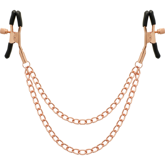 COQUETTE CHIC DESIRE - FANTASY METAL NIPPLE CLAMPS WITH CHAIN