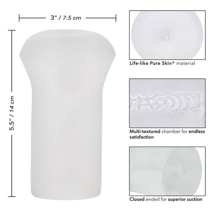 CALEXOTICS - TRANSPARENT BOUNDLESS STROKER MASTURBATOR