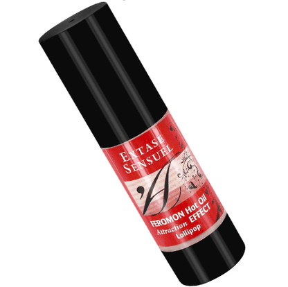 EXTASE SENSUAL - HEAT EFFECT MASSAGE OIL WITH PHEROMONES LOLLIPOP 30 ML