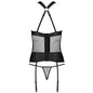 PASSION - AMANDA CORSET CUERO ECOLOGICO S/M