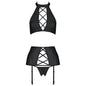 PASSION - NANCY SET ECOLOGICAL LEATHER L/XL