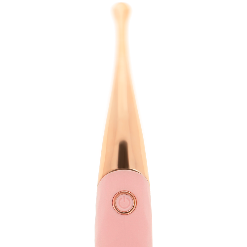 OHMAMA - RECHARGEABLE CLITORIS STIMULATOR 36 MODES PINK-PINKGOLD