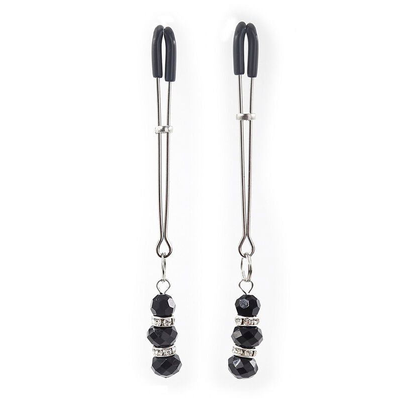 OHMAMA FETISH - NIPPLE CLAMPS WITH GLASS STONES
