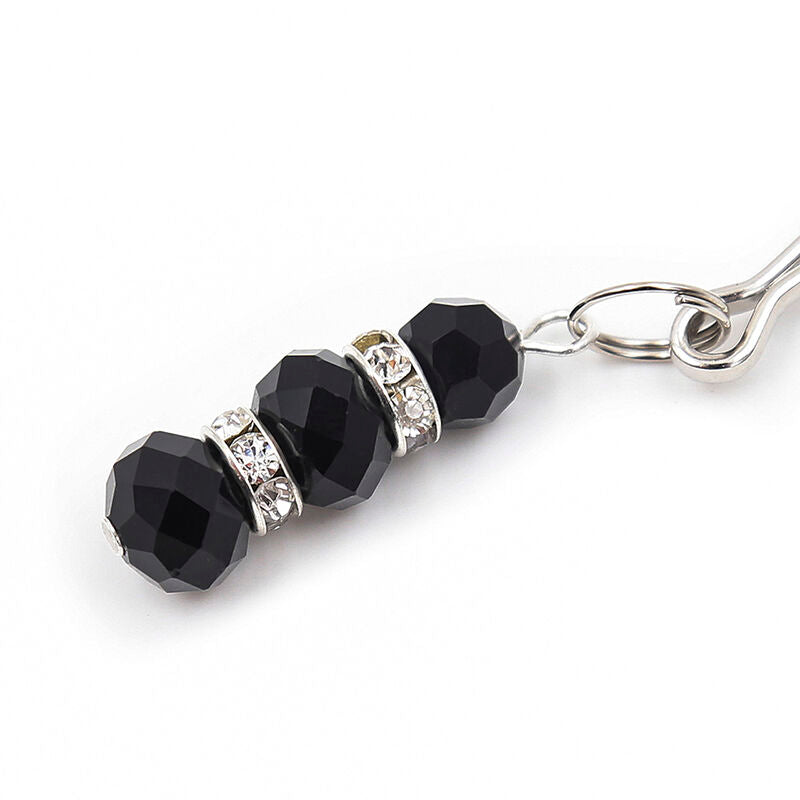 OHMAMA FETISH - NIPPLE CLAMPS WITH GLASS STONES