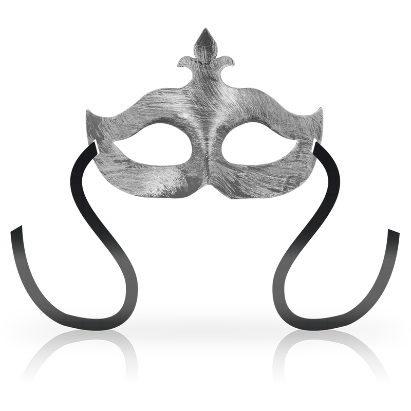 OHMAMA - Silver Fleur-de-Lis Mask