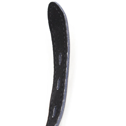 OHMAMA FETISH - SILICONE GAG WITH LEATHER STRAP (LOCK INCLUDED)
