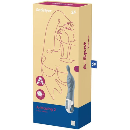 SATISFYER - AMAZING 2 VIBRATOR POINT A GREY