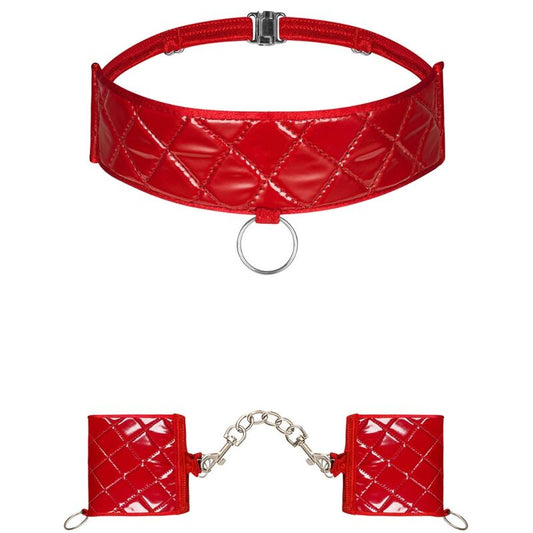 OBSESSIVE - HUNTING HANDCUFFS AND CHOKER