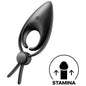 SATISFYER - SNIPER ANILLO VIBRADOR NEGRO