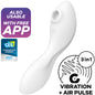 SATISFYER CURVY TRINITY 5 STIMULATOR AND VIBRATOR APP - BLUE