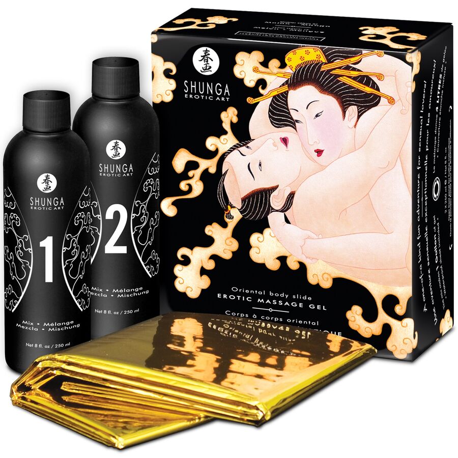 SHUNGA - ORIENTAL MELON MANGO BODY TO BODY EROTIC MASSAGE GEL 