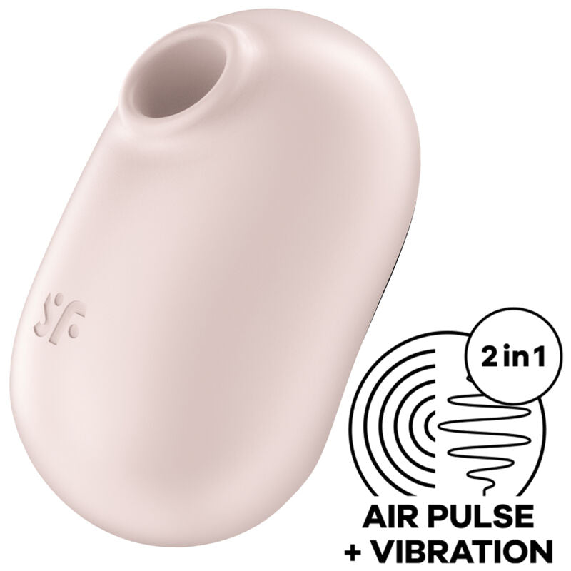 SATISFYER - PRO TO GO 2 DOUBLE STIMULATOR AND VIBRATOR VIOLET