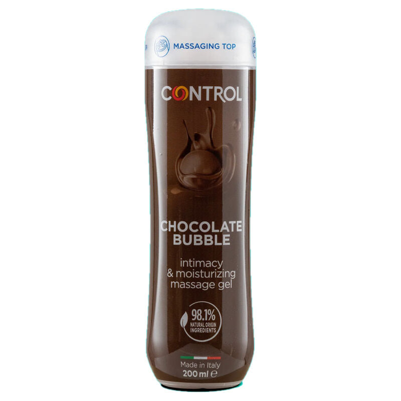 CONTROL - 3-IN-1 CHOCOLATE BUBBLE MASSAGE GEL 200 ML