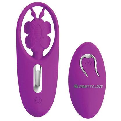 PRETTY LOVE - DANCING BUTTERFLY PANTY STIMULATOR WITH REMOTE CONTROL LILAC