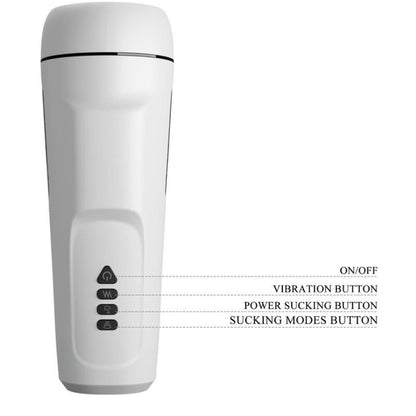 PRETTY LOVE - SIENNA VIBRATING MALE MASTURBATOR WITH VOICE AND SUCTION