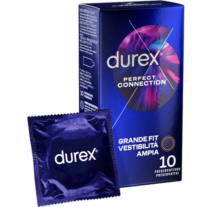DUREX - PERFECT CONNECTION EXTRA LUBRICATION SILICONE 10 UNITS