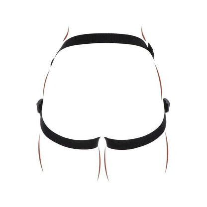 GET REAL - STRAP-ON PLEASURE HARNES BLACK