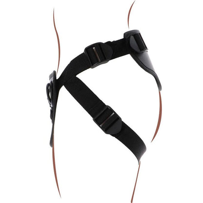 GET REAL - STRAP-ON DELUXE BLACK HARNESS