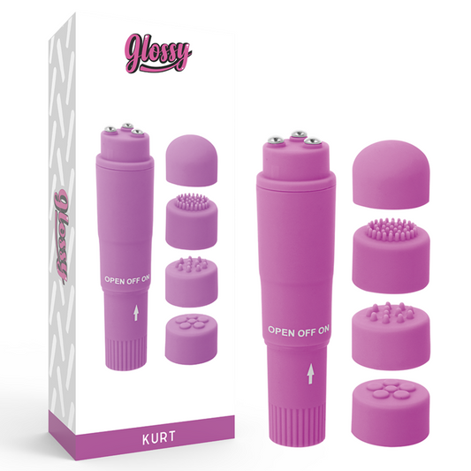 GLOSSY - POCKET KURT LILAC MASSAGER
