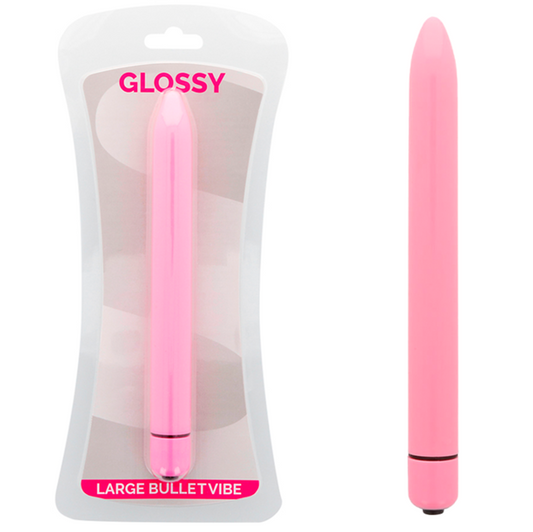 GLOSSY - SLIM PINK VIBRATOR