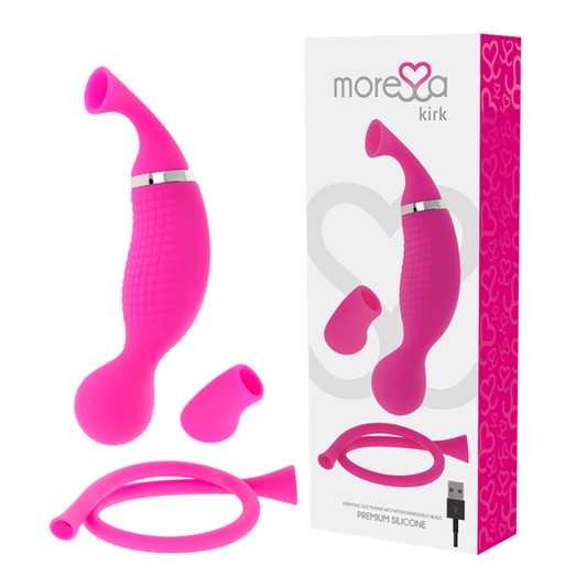 MORESSA - KIRK DUO SUCTION + MULTI-FUNCTION MASSAGER PREMIUM SILICONE RECHARGEABLE