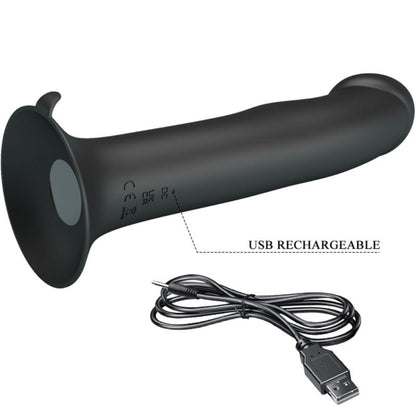 PRETTY LOVE - MURRAY BLACK CLITORIS VIBRATOR AND SUCKER