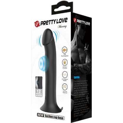 PRETTY LOVE - MURRAY BLACK CLITORIS VIBRATOR AND SUCKER