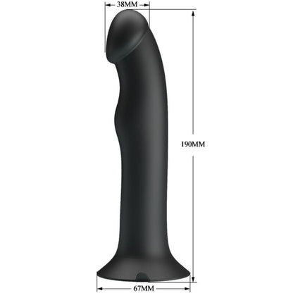 PRETTY LOVE - MURRAY BLACK CLITORIS VIBRATOR AND SUCKER