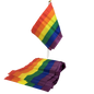 PRIDE - SMALL LGBT FLAG PENNANT
