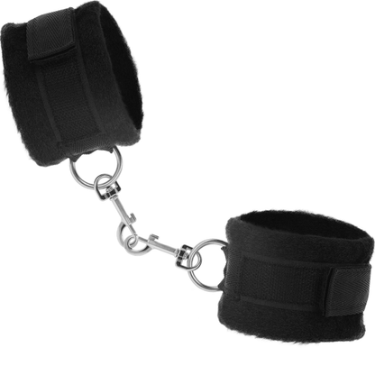 INTENSE - EROTIC FETISH SET 2 WITH HANDCUFFS, BLIND MASK AND DUSTER