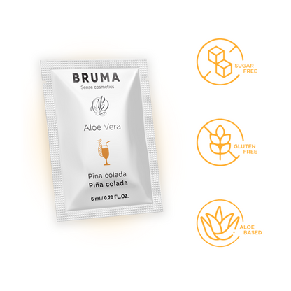BRUMA - 6 ML GEL DESLIZANTE CON ALOE VERA SABOR A PIÑA COLADA