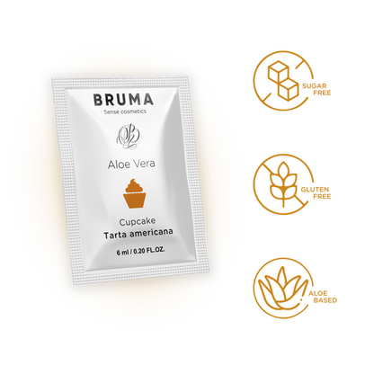 BRUMA - 6 ML GEL DESLIZANTE CON ALOE VERA SABOR A TARTA AMERICANA