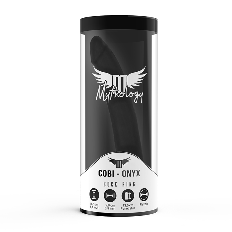 MYTHOLOGY - COBI ONYX ACCOMODATOR SILICONE DOUBLE PENETRATION HARNESS