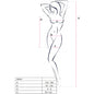 PASSION - BS097 BLACK BODYSTOCKING ONE SIZE