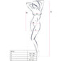 PASSION - BS101 BODYSTOCKING BLACK ONE SIZE